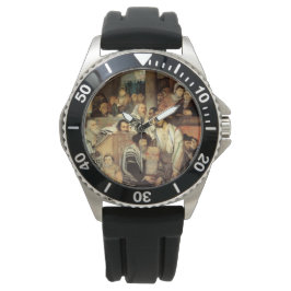 Reloj De Pulsera Judíos rezando en la sinagoga de Yom Kippur