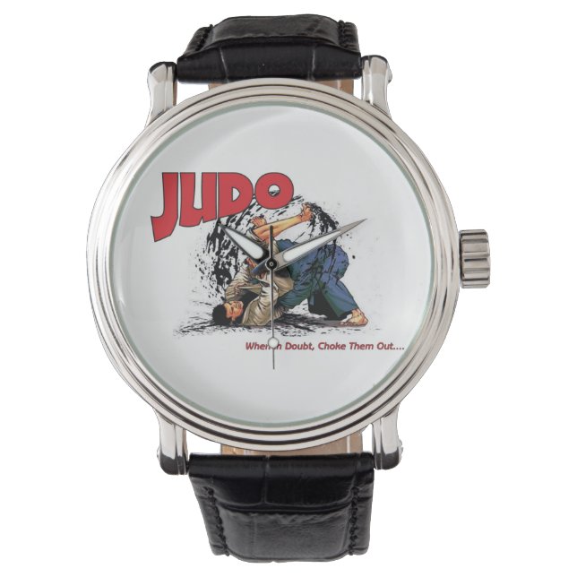 Reloj De Pulsera judo (Anverso)