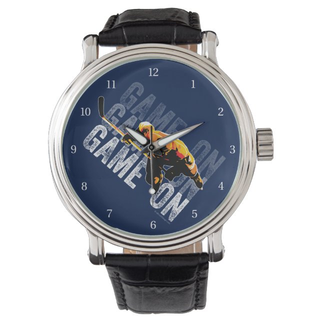 Reloj De Pulsera Juego activado (hockey) (Anverso)