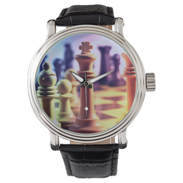 Reloj De Pulsera Juego de ajedrez (Anverso)