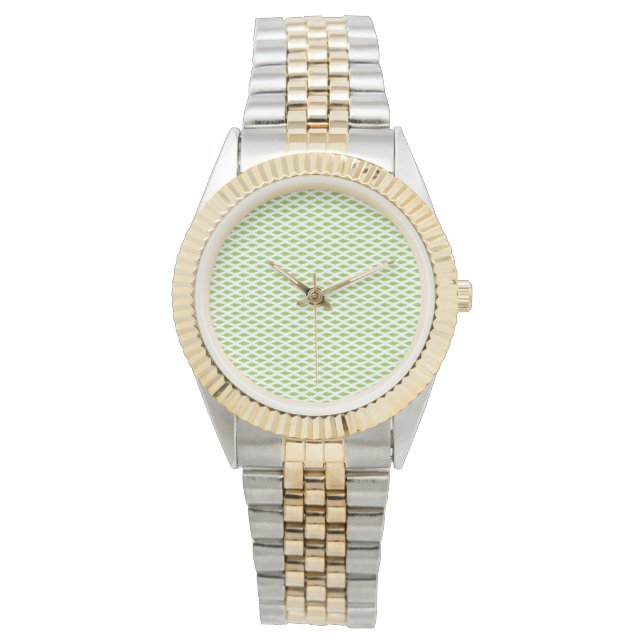 Reloj De Pulsera Juego de carpetas verdes botánicas (Anverso)