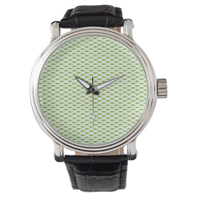 Reloj De Pulsera Juego de carpetas verdes botánicas (Anverso)