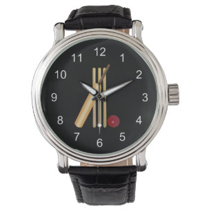 Reloj De Pulsera Juego de Cricket, Bat y Ball