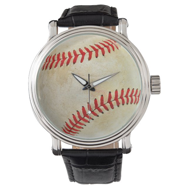 Reloj De Pulsera Juego de pelota de béisbol: viejo sucio (Anverso)