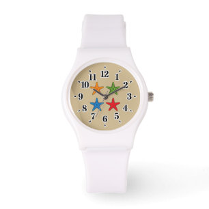 Reloj De Pulsera Juego de Starfish Personalizado de color