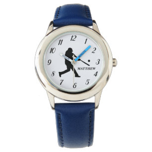 Reloj De Pulsera Jugador de Baseballs Juegos Deportivos Atléticos