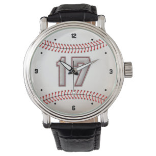 Reloj De Pulsera Jugador de béisbol Guay número 17 - Stitches Loo