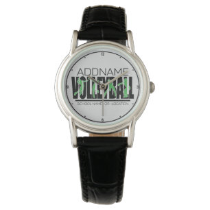 Reloj De Pulsera Jugador de equipo de voleibol AÑADIR NOMBRE Escuel