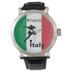 Reloj De Pulsera Jugador de fútbol, personalizable italiano
