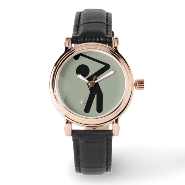 Reloj De Pulsera Jugador de golf (Anverso)