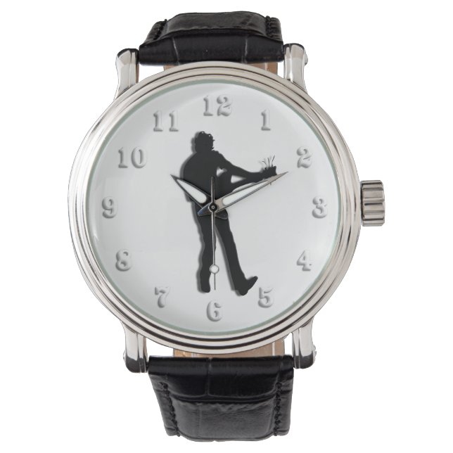 Reloj De Pulsera Jugador de guitarra (Anverso)