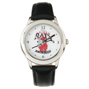 Reloj De Pulsera Jugador de hockey sobre patines con rata