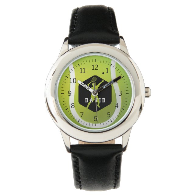 Reloj De Pulsera Jugador de tenis personalizado | Guay Sport (Anverso)