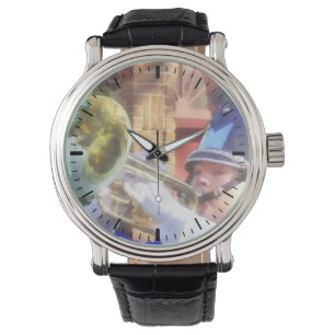 Reloj De Pulsera Jugador de trompeta en banda