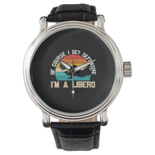 Reloj De Pulsera Jugador de Voleibol Soy un Libero
