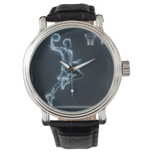Reloj De Pulsera Jugador Neon Basketball con senderos ligeros