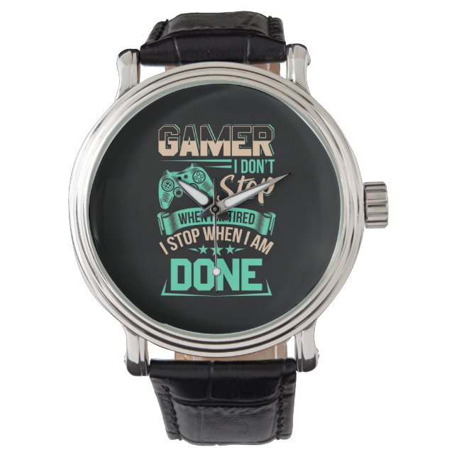 Reloj De Pulsera Jugador, paro cuando termine (Anverso)