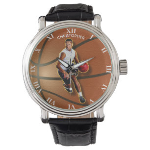 Reloj De Pulsera Jugador Psicodélico De Baloncesto Con Pelota