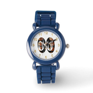 Reloj De Pulsera Jugadores de Baloncesto Dimensionales Número 00, 