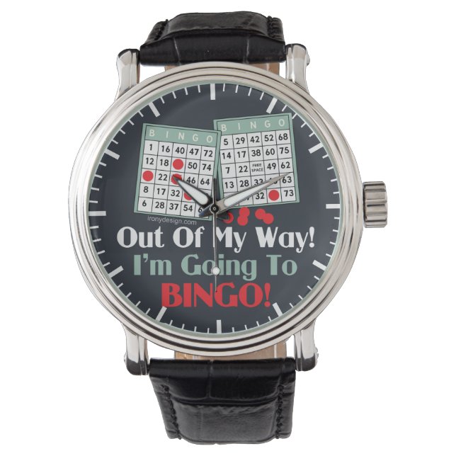 Reloj De Pulsera Jugadores de Bingo (Anverso)
