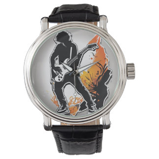 Reloj De Pulsera Jugando guitarra