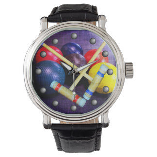 Reloj De Pulsera Juguemos el estilo de croquet