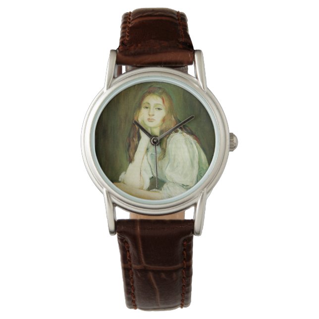 Reloj De Pulsera Julie Daydreaming (bella joven mujer) (Anverso)