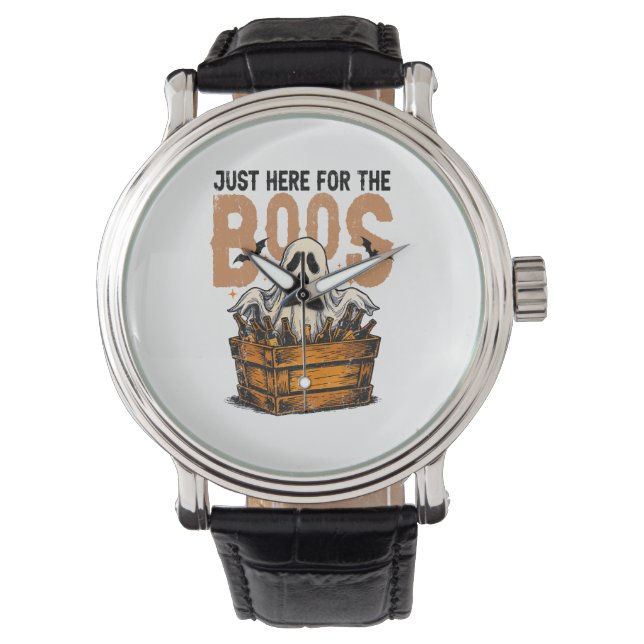 Reloj De Pulsera Justo aquí para la Halloween de los Boos (Anverso)