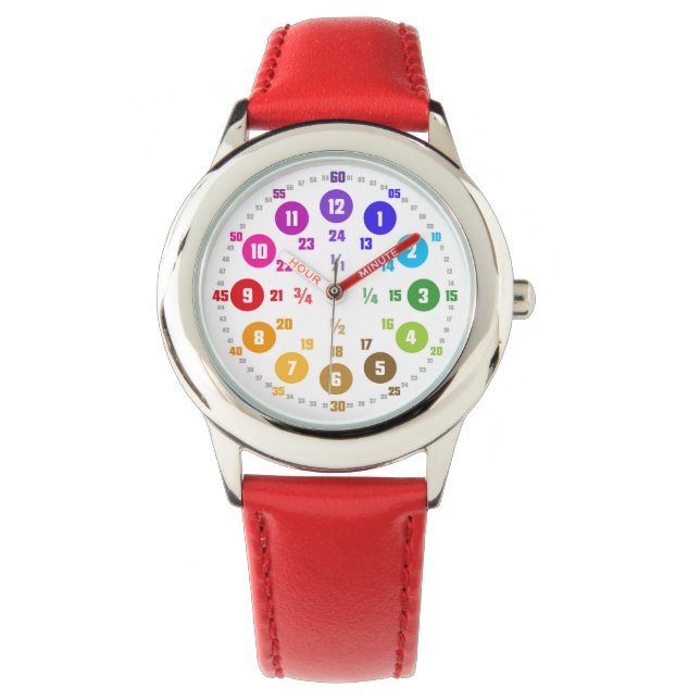 Reloj De Pulsera K24i-M60RBG-BZ Lernuhr (Anverso)