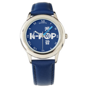 Reloj De Pulsera K-Pop Kpop En Corazón Y Mano De Símbolo Coreano De