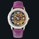 Reloj De Pulsera Kaleidoscope Mandala Flower Design-23091<br><div class="desc">Kaleidoscope Mandala Flower Design-23091</div>