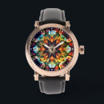 Reloj De Pulsera Kaleidoscope Mandala Flower Design-23091<br><div class="desc">Kaleidoscope Mandala Flower Design-23091</div>