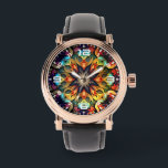 Reloj De Pulsera Kaleidoscope Mandala Flower Design-23091<br><div class="desc">Kaleidoscope Mandala Flower Design-23091</div>