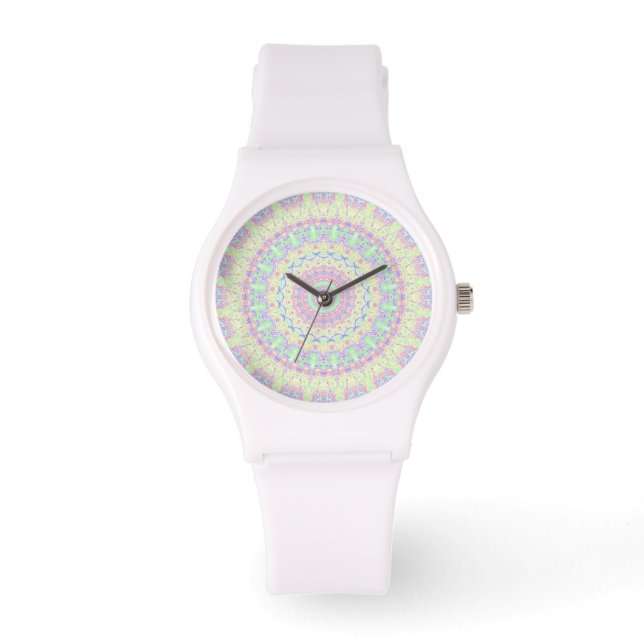 Reloj De Pulsera Kaleidoscopio colorido (Anverso)