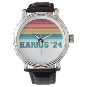 Reloj De Pulsera Kamala Harris 2024 Retro Sunset Vintage