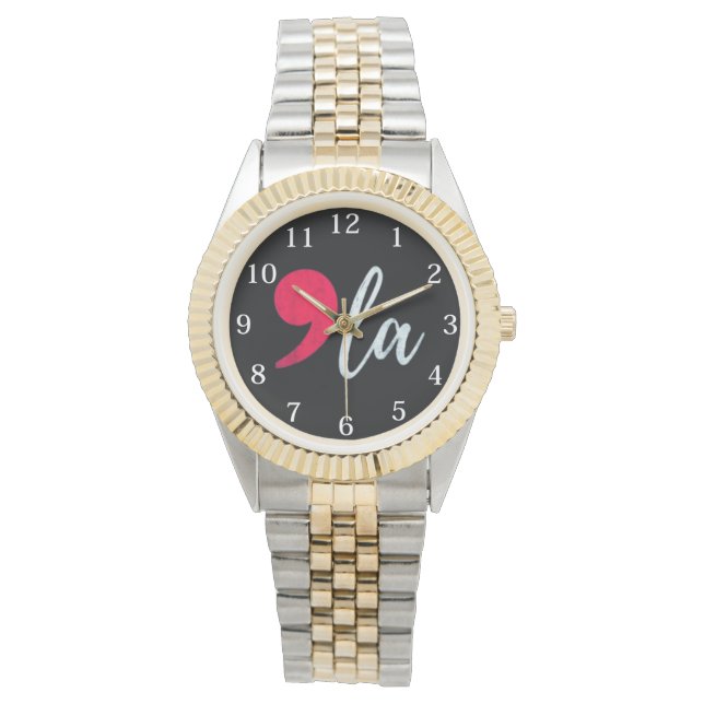 Reloj De Pulsera Kamala Harris Comma La Funny (Anverso)