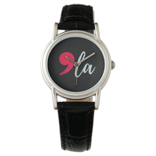 Reloj De Pulsera Kamala Harris Comma La Funny (Anverso)