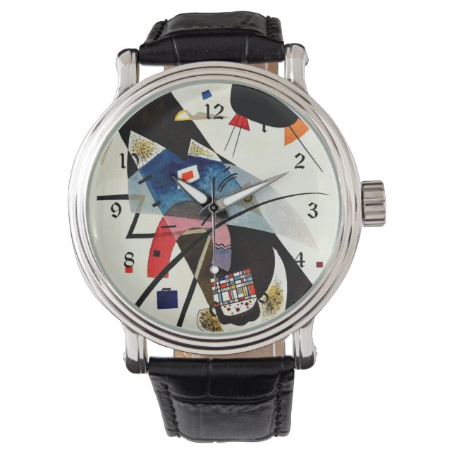 Reloj De Pulsera Kandinsky - Dos puntos negros (Anverso)