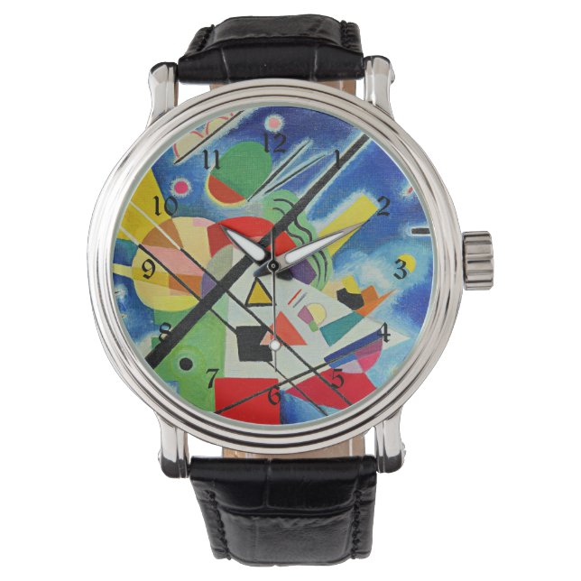Reloj De Pulsera Kandinsky - Pintura azul (Anverso)
