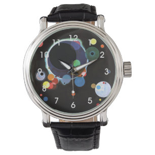Reloj De Pulsera Kandinsky - Varios Círculos, pintura famosa,