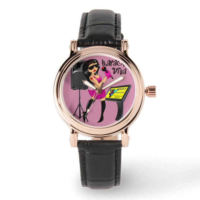 Reloj De Pulsera Karaoke Diva (Anverso)