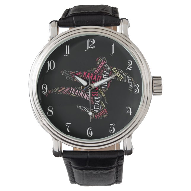 Reloj De Pulsera Karate (Anverso)