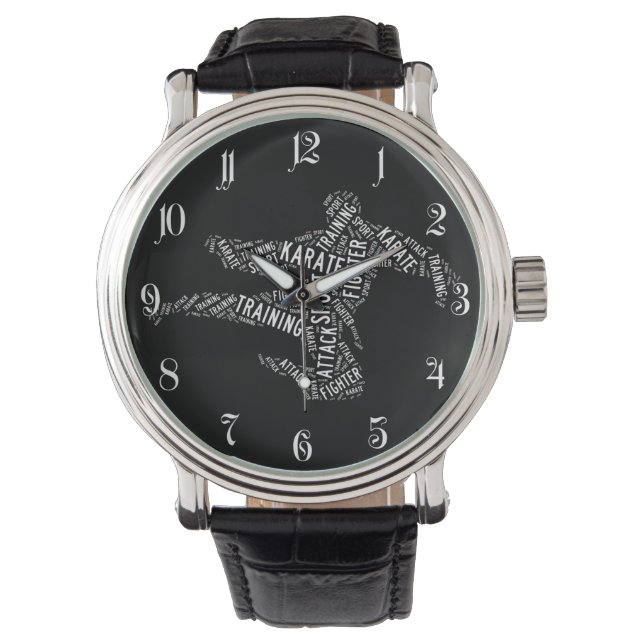 Reloj De Pulsera Karate (Anverso)