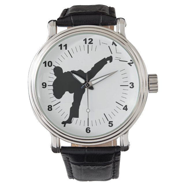Reloj De Pulsera Karate (Anverso)