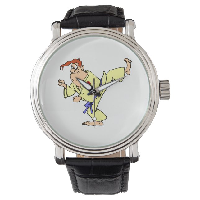 Reloj De Pulsera Karate (Anverso)
