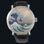 Reloj De Pulsera KATSUSHIKA HOKUSAI - La gran ola de Kanagawa<br><div class="desc">KATSUSHIKA HOKUSAI - La gran ola de Kanagawa 1829. Bloque de madera de color; reproducción</div>