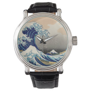 Reloj De Pulsera KATSUSHIKA HOKUSAI - La gran onda de Kanagawa