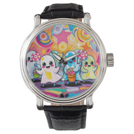Reloj De Pulsera Kawaii Candy Parade Colorido Personalizado