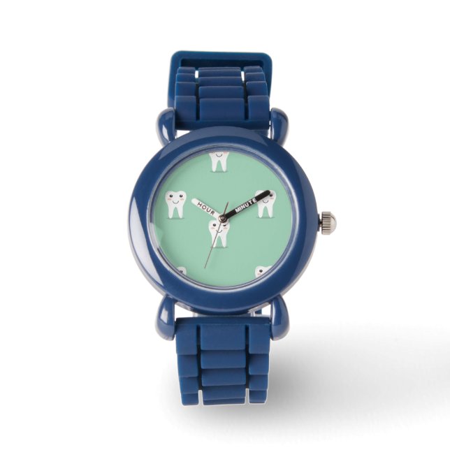 Reloj De Pulsera Kawaii feliz diente (Anverso)