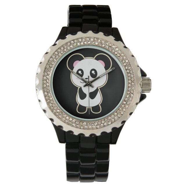 Reloj De Pulsera Kawaii Panda lindo (Anverso)